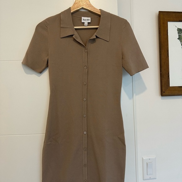 Sundeh/Aritzia CeCe Dress/Knit Polo Dress - Picture 5 of 8